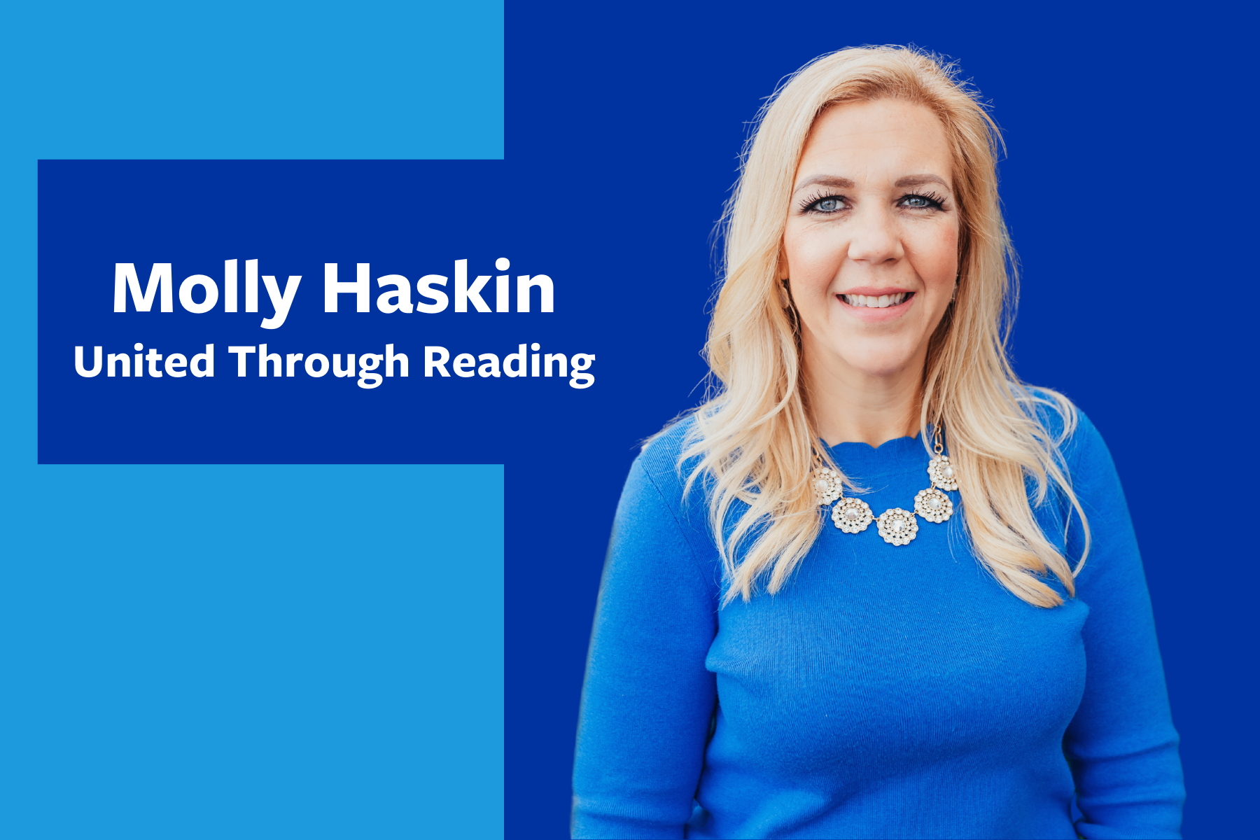 A photo of Molly Haskin, guest of the Ready for Reading Podcast