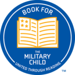 2026_Book-for-the-Military-Child_Sticker_BLUE_WEB