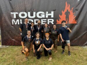 Runners for the Tough Mudder fudnraiser