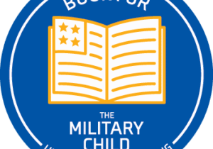 2026_Book-for-the-Military-Child_Sticker_BLUE_WEB