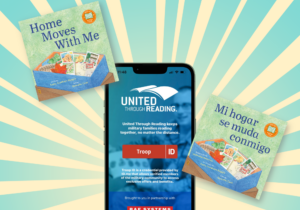 Graphic of UTR app home screen and Home Moves With Me